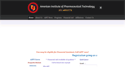 Desktop Screenshot of aipt.edu